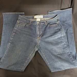 Vintage Women’s Gap Blue Jeans Size 8 Low Rise Boot Cut Stretch Med Wash Denim